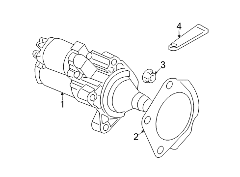 2010 Dodge Challenger Shield Diagram for 4591955AA