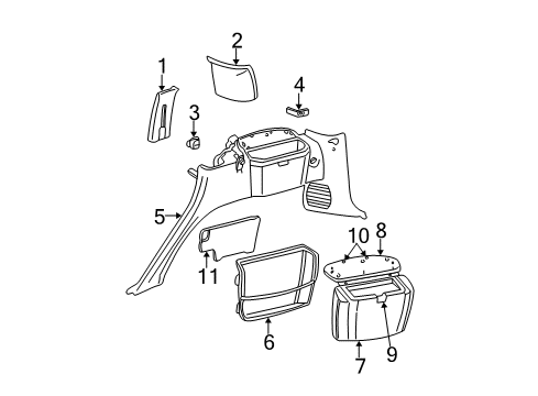 2003 Jeep Grand Cherokee Door Latch Diagram for 55196620