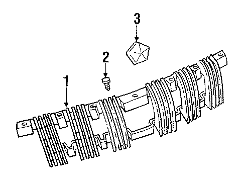1993 Chrysler Concorde Medallion Diagram for 4630279