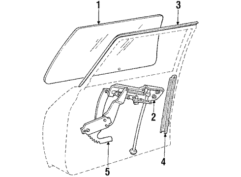 1984 Dodge Aries Front Door Diagram