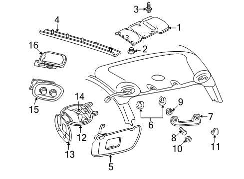 2001 Dodge Durango Knob Diagram for UJ95TL2AA
