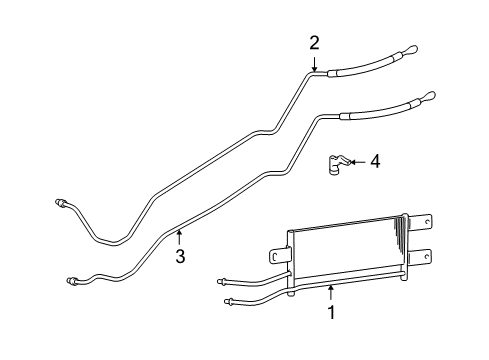 2008 Dodge Ram 1500 Trans Oil Cooler - Belts Diagram 3 - Thumbnail