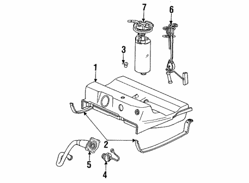 1989 Dodge Spirit Fuel Pump Relay Diagram for 4504205