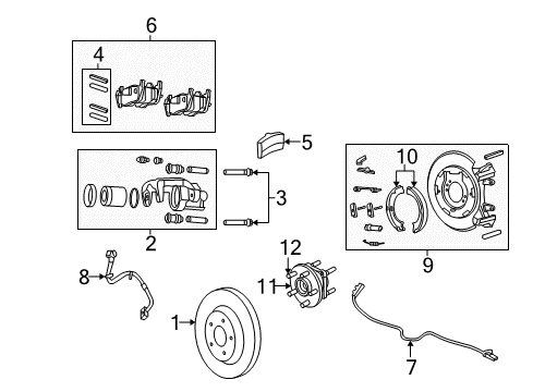 2009 Jeep Commander Parking Brake Control Diagram for 52089244AE
