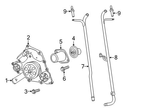 2014 Chrysler 300 Water Pump Diagram 3 - Thumbnail