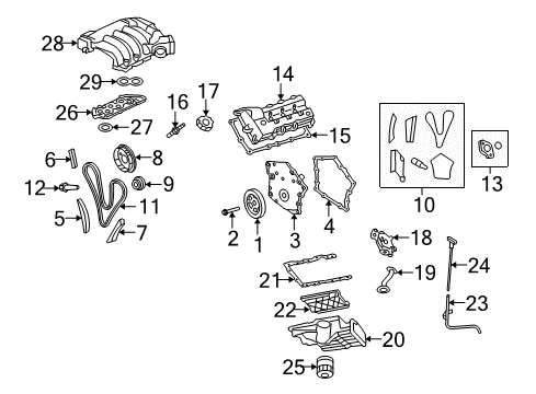 2009 Chrysler Sebring Air Filter Diagram for 4891926AB