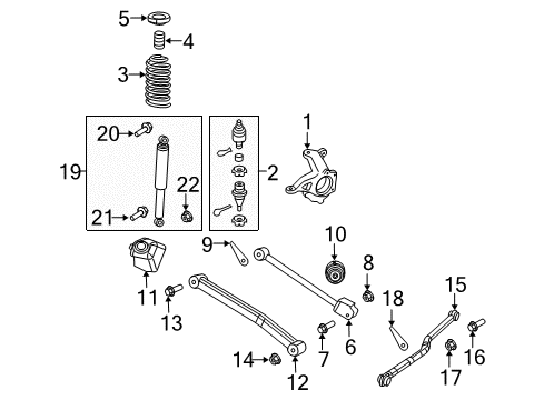 2024 Jeep Wrangler Track Bar, Front Diagram for 68552811AA