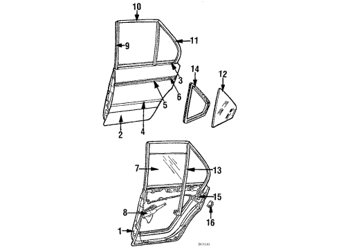 1984 Dodge Omni Door Diagram