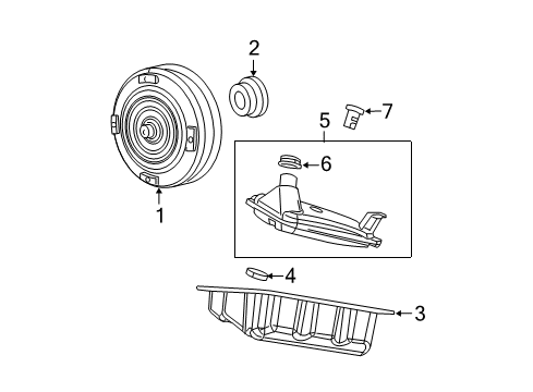 2009 Dodge Avenger Converter Seal Diagram for 5222629