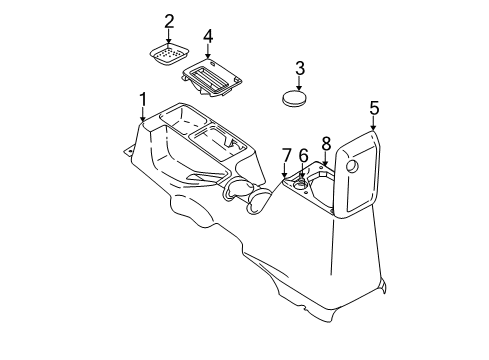 1999 Jeep Wrangler Lock Housing Diagram for 4741954