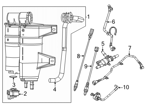 2025 Jeep Wagoneer Emission Components Diagram