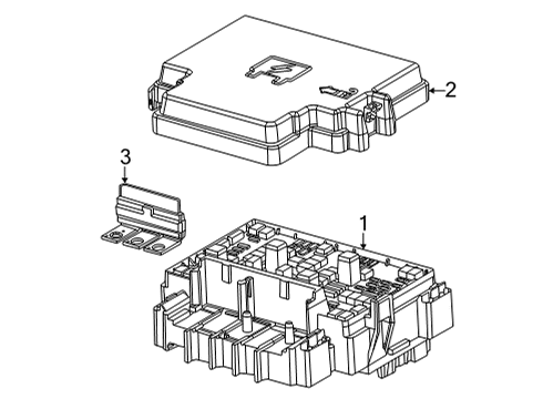 2024 Jeep Grand Cherokee L PDC Diagram for 68507753AC