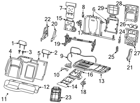2024 Ram 1500 Element Diagram for 68499065AB