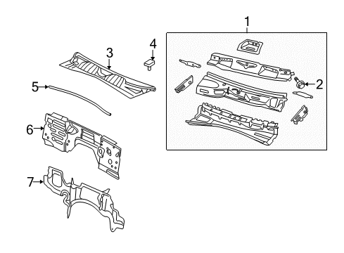 2012 Jeep Liberty Silencer Diagram for 55197307AH