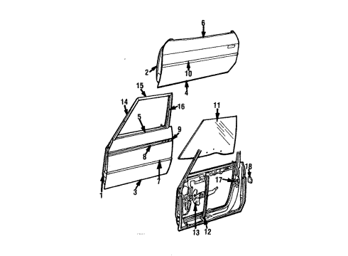 1984 Dodge Omni Lock Diagram for 4184777