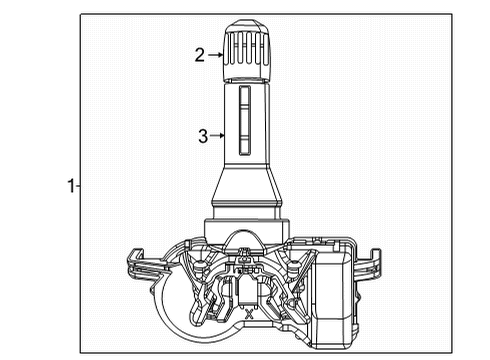 2023 Jeep Grand Cherokee L TPMS Sensor Diagram for 68339096AB