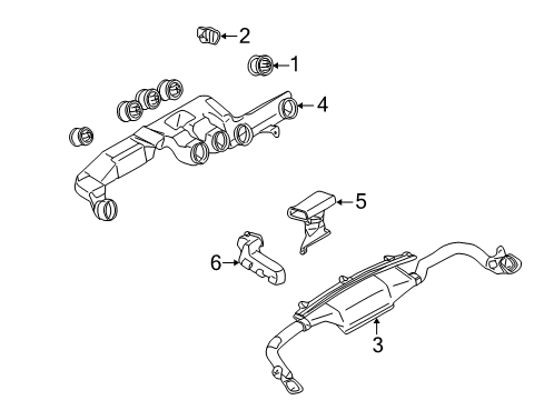 2002 Dodge Stratus Defroster Grille, Front Driver Side Diagram for MR320567