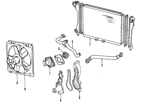 1991 Dodge Dynasty ECM Diagram for R4672526
