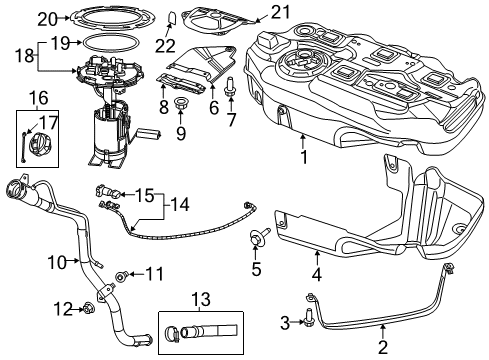 2015 Dodge Dart Fuel Cap Diagram for 52030380AB