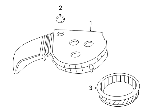 2009 Chrysler Aspen Air Cleaner Body Plug Diagram for 5192099AB