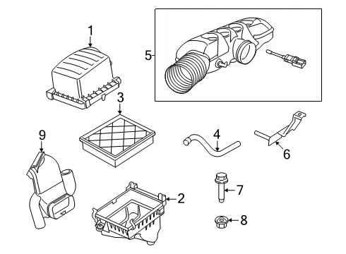 2017 Dodge Durango Air Inlet Diagram