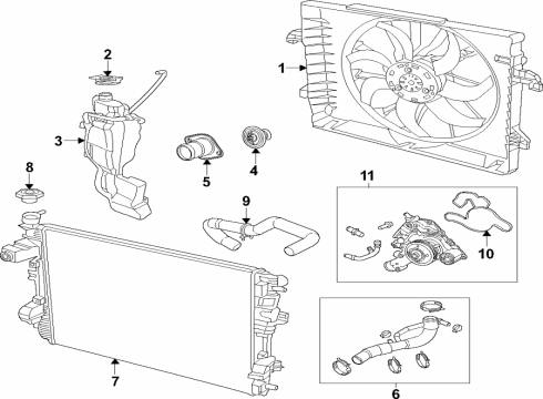 2023 Jeep Wagoneer Auxiliary Pump Diagram for 68448240AB