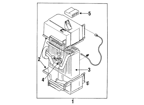 1993 Dodge Colt Air Conditioner Diagram 2 - Thumbnail