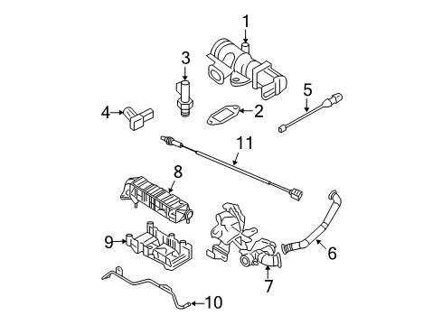 2007 Dodge Ram 2500 Air Temperature Sensor Diagram for 68002443AB