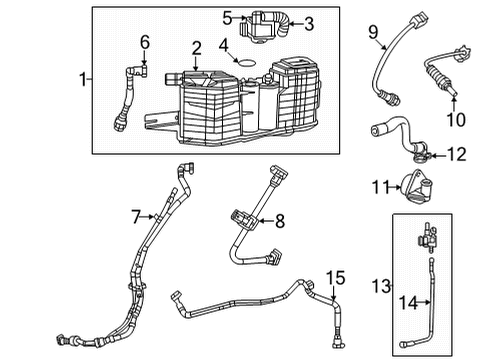 2023 Chrysler 300 Connector Hose Diagram for 68410861AB