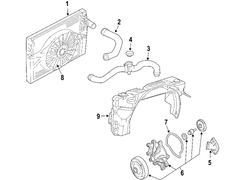 2007 Dodge Dakota Cooling System Diagram