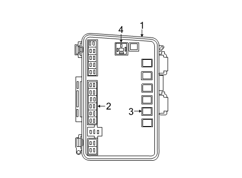 2005 Chrysler Pacifica Distribution Box Diagram for 5082789AI
