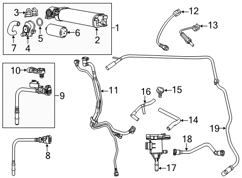 2015 Chrysler 300 Air Hose Diagram for 4593974AB