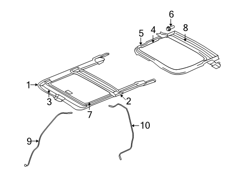 2011 Dodge Nitro Bracket Diagram for 68002713AA