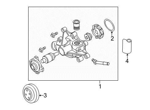 2003 Dodge Ram 3500 Water Pump Diagram 3 - Thumbnail