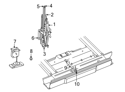 1999 Dodge Ram 3500 Van Tube Diagram for 55347470AB