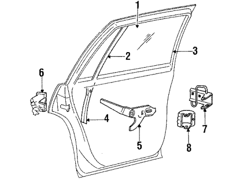 1989 Chrysler LeBaron Hardware Diagram