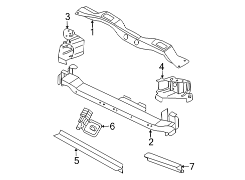 2006 Chrysler Town & Country Ambient Temperature Sensor Diagram for 4685819AC