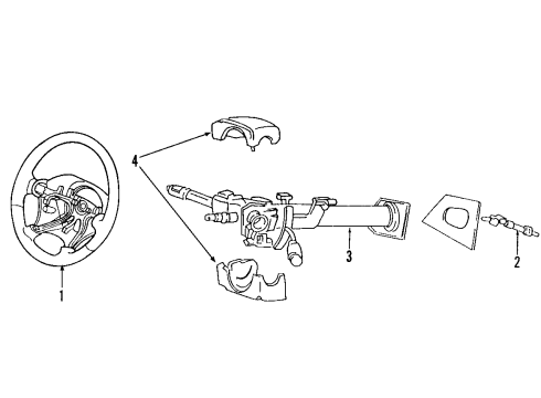 2007 Chrysler Aspen Steering Column Diagram