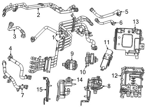 2024 Ram ProMaster EV Pump & Hoses Diagram