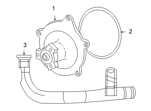 2003 Dodge Caravan Water Pump Diagram
