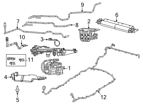 2015 Ram 1500 Temperature Sensor Diagram for 68204397AA