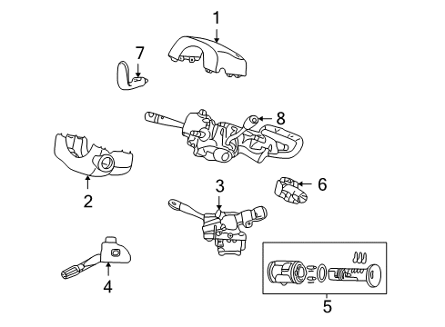 2004 Dodge Intrepid Anti-Theft Components Diagram