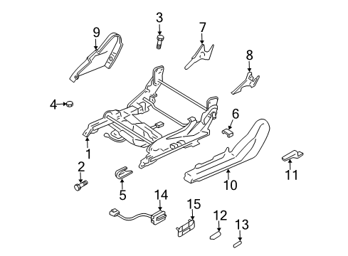 2005 Dodge Stratus Control Switch, Driver Side Diagram for 4601757AC