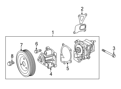 2020 Jeep Cherokee Water Pump Diagram 2 - Thumbnail