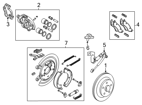 2006 Dodge Ram 1500 Adapter, Rear Diagram for 5139918AA