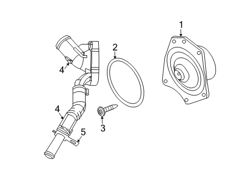 2009 Dodge Avenger Water Pump Diagram 3 - Thumbnail