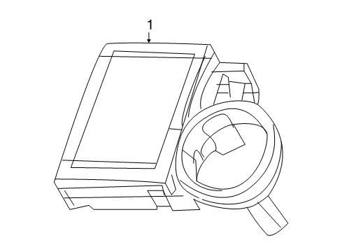 2009 Dodge Dakota Antenna Diagram for 5026232AD