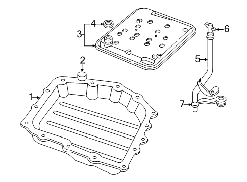 2003 Chrysler Sebring Filter Diagram for MR350441