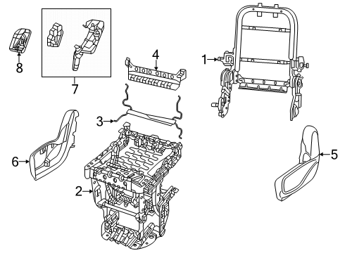2020 Chrysler Voyager Tracks & Components Diagram 4 - Thumbnail