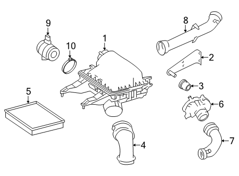 2008 Dodge Sprinter 3500 Resonator Diagram for 68141729AB